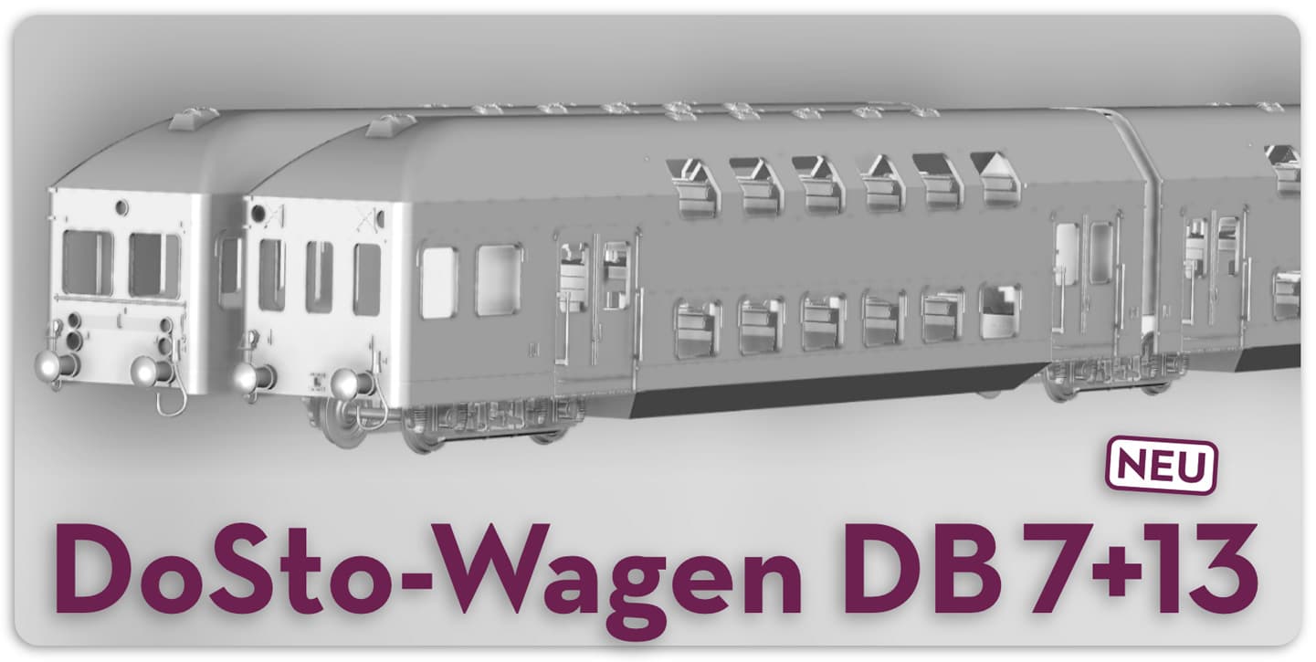 Personenwagen - DBx7 und DBx13 Doppelstock