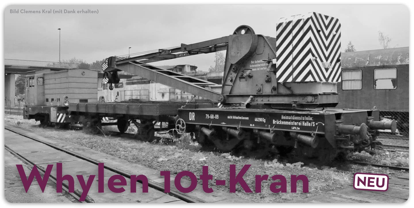 Güterwagen - Wyhlen Kran 10t