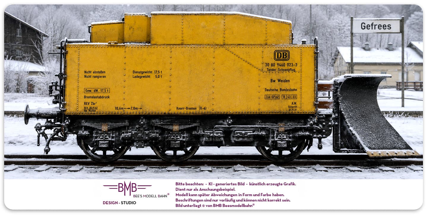 Tender-Schneepflug