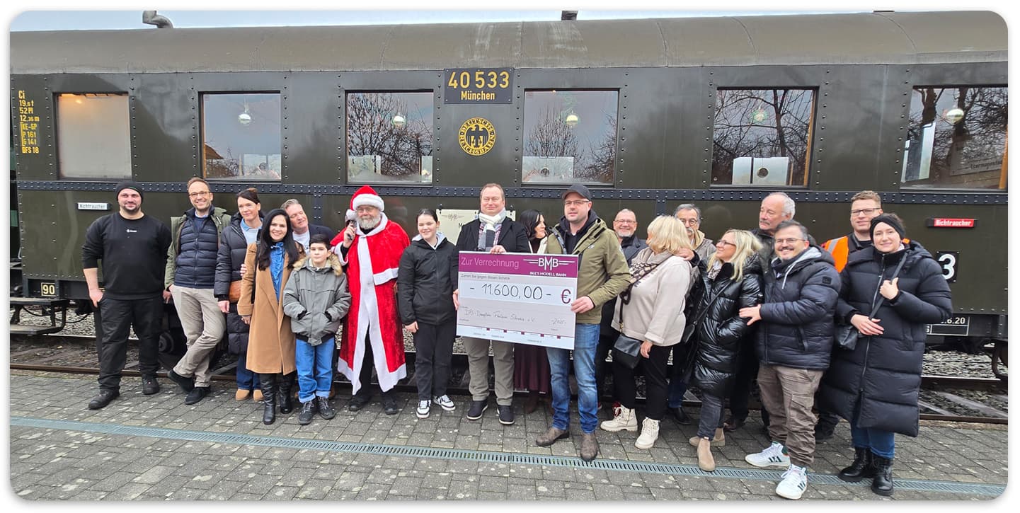 Spende an Dampfbahn Fränkische Schweiz (DFS)