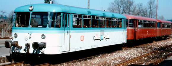 VT95 der Chiemgau-Bahn